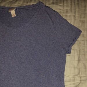Blue and white t shirt